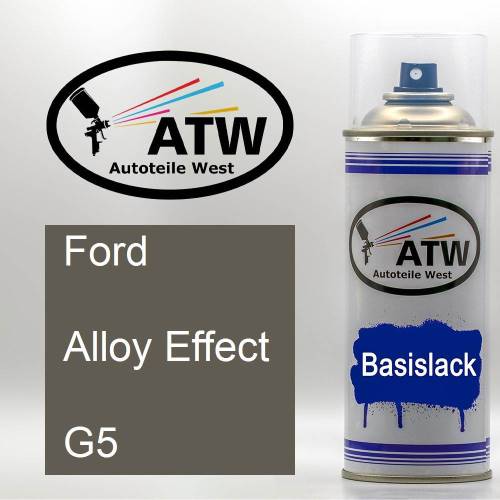 Ford, Alloy Effect, G5: 400ml Sprühdose, von ATW Autoteile West.